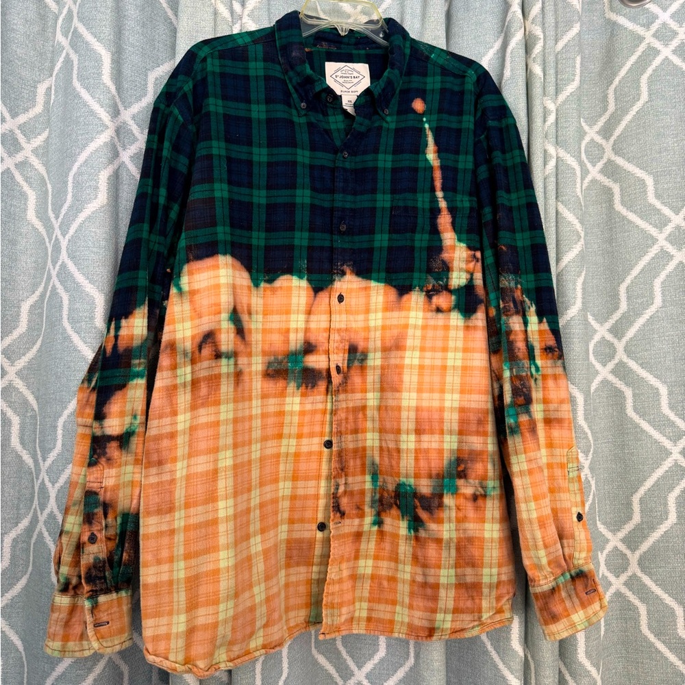 St. John’s Bay bleached flannel men’s size 2X.